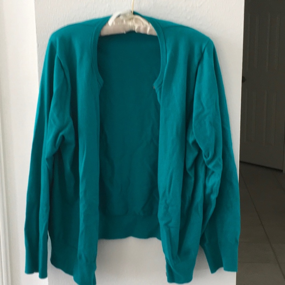 Teal Cardigan
